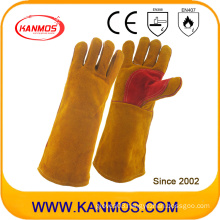 Industrial Hand Safety Cowhide Split Leather Welding Work Gloves (11116)